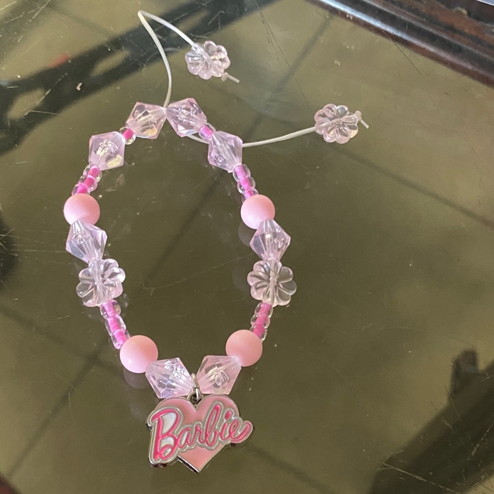 Barbie Pink and Purple Kids Charm Bracelet 2 are in stock